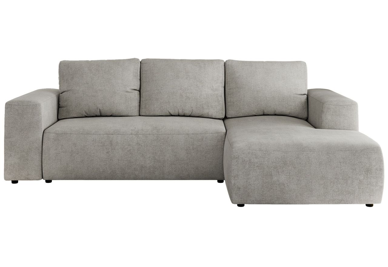 Narożnik TRENTINO L - strona prawa - jasnoszary, struktura