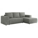 Narożnik TRENTINO L - strona prawa - szary, struktura