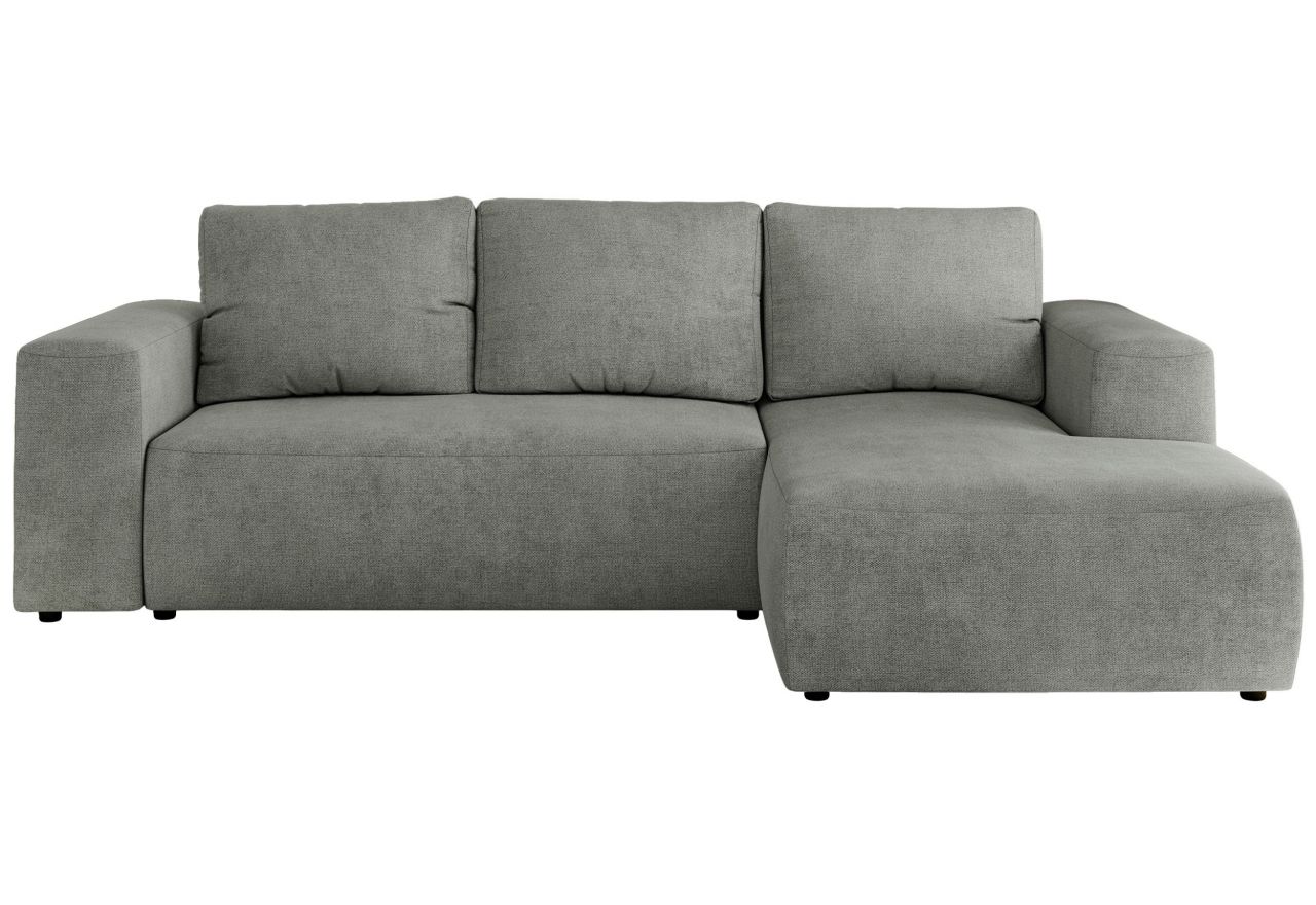 Narożnik TRENTINO L - strona prawa - szary, struktura