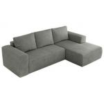 Narożnik TRENTINO L - strona prawa - szary, struktura