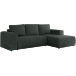 Narożnik TRENTINO L - strona prawa - ciemnoszary, struktura