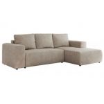 Narożnik TRENTINO L - strona prawa - beżowy, struktura