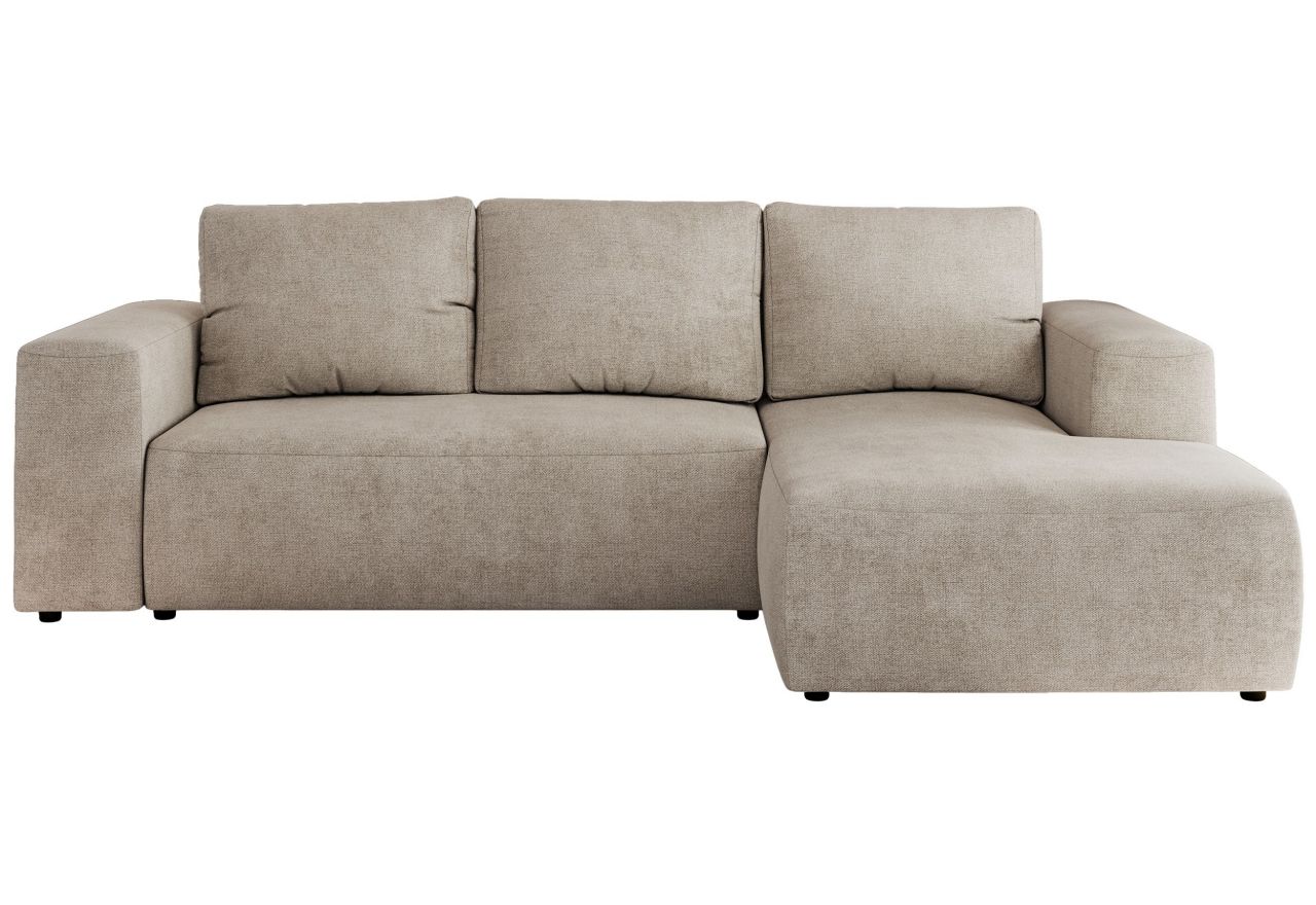 Narożnik TRENTINO L - strona prawa - beżowy, struktura