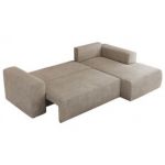 Narożnik TRENTINO L - strona prawa - beżowy, struktura