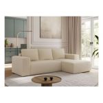 Narożnik TRENTINO L - strona prawa - kremowy, boucle