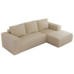 Narożnik TRENTINO L - strona prawa - kremowy, boucle