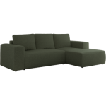 Narożnik TRENTINO L - strona prawa - zielony, boucle