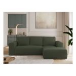 Narożnik TRENTINO L - strona prawa - zielony, boucle