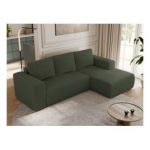 Narożnik TRENTINO L - strona prawa - zielony, boucle