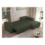 Narożnik TRENTINO L - strona prawa - zielony, boucle