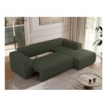 Narożnik TRENTINO L - strona prawa - zielony, boucle