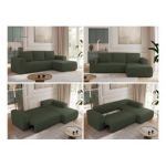 Narożnik TRENTINO L - strona prawa - zielony, boucle