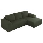 Narożnik TRENTINO L - strona prawa - zielony, boucle