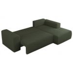 Narożnik TRENTINO L - strona prawa - zielony, boucle