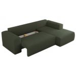 Narożnik TRENTINO L - strona prawa - zielony, boucle