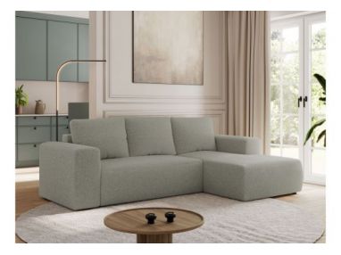 Narożnik TRENTINO L - strona prawa - jasnoszary, boucle