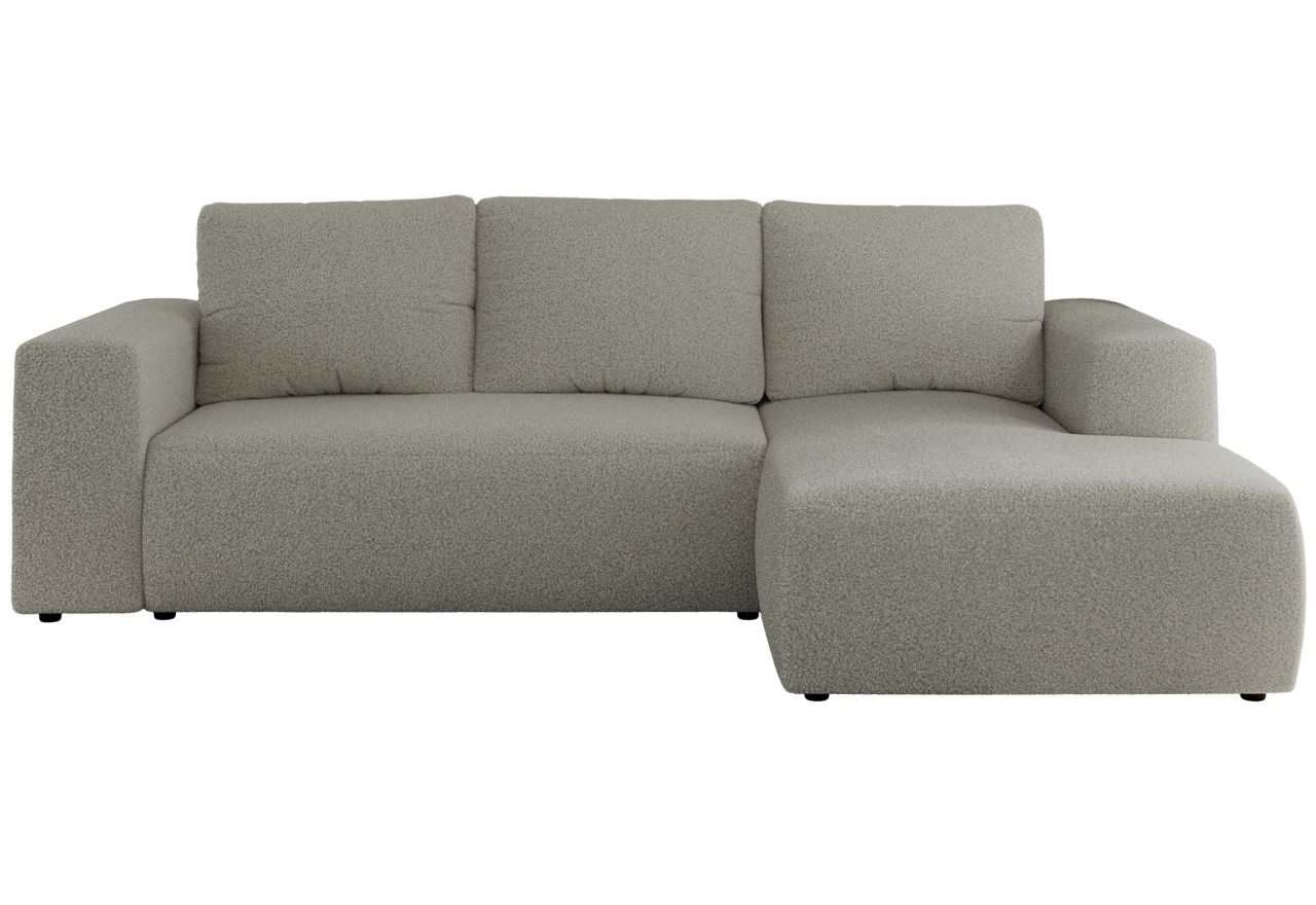 Narożnik TRENTINO L - strona prawa - jasnoszary, boucle