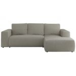 Narożnik TRENTINO L - strona prawa - jasnoszary, boucle