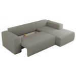 Narożnik TRENTINO L - strona prawa - jasnoszary, boucle