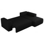 Narożnik TRENTINO L - strona prawa - czarny, boucle