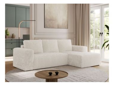 Narożnik TRENTINO L - strona prawa - beżowy, sztruks