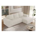 Narożnik TRENTINO L - strona prawa - beżowy, sztruks