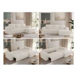 Narożnik TRENTINO L - strona prawa - beżowy, sztruks