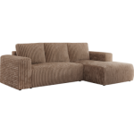 Narożnik TRENTINO L - strona prawa - brązowy, sztruks