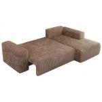 Narożnik TRENTINO L - strona prawa - brązowy, sztruks