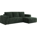 Narożnik TRENTINO L - strona prawa - zielony, sztruks