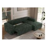 Narożnik TRENTINO L - strona prawa - zielony, sztruks