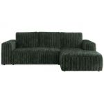 Narożnik TRENTINO L - strona prawa - zielony, sztruks