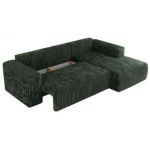 Narożnik TRENTINO L - strona prawa - zielony, sztruks