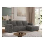 Narożnik TRENTINO L - strona prawa - szary, sztruks