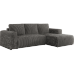 Narożnik TRENTINO L - strona prawa - szary, sztruks