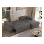 Narożnik TRENTINO L - strona prawa - szary, sztruks