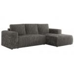 Narożnik TRENTINO L - strona prawa - szary, sztruks