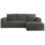 Narożnik TRENTINO L - strona prawa - szary, sztruks