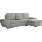 Narożnik UMBRIA L - uniwersalny - jasnoszary, struktura