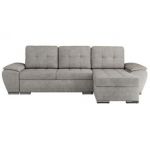 Narożnik UMBRIA L - uniwersalny - jasnoszary, struktura