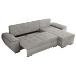 Narożnik UMBRIA L - uniwersalny - jasnoszary, struktura