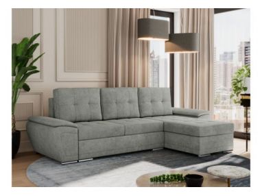 Narożnik UMBRIA L - uniwersalny - szary, struktura