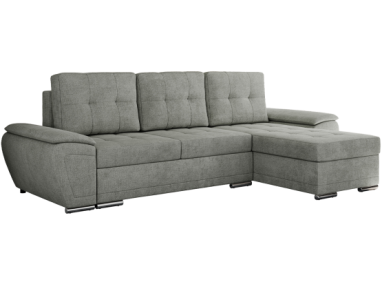 Narożnik UMBRIA L - uniwersalny - szary, struktura