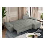 Narożnik UMBRIA L - uniwersalny - szary, struktura