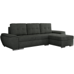 Narożnik UMBRIA L - uniwersalny - ciemnoszary, struktura