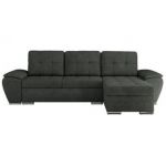 Narożnik UMBRIA L - uniwersalny - ciemnoszary, struktura