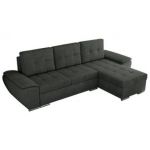 Narożnik UMBRIA L - uniwersalny - ciemnoszary, struktura