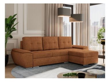 Narożnik UMBRIA L - uniwersalny - pomarańczowy, struktura