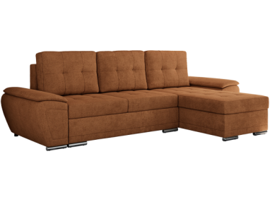 Narożnik UMBRIA L - uniwersalny - pomarańczowy, struktura