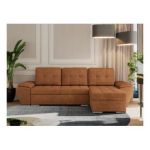 Narożnik UMBRIA L - uniwersalny - pomarańczowy, struktura